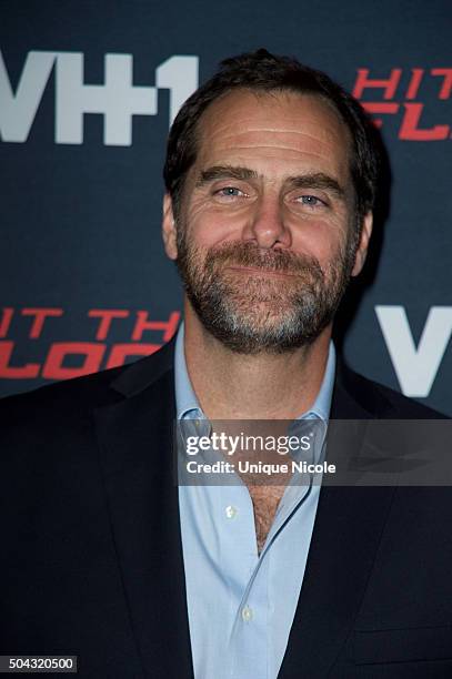 Andy Buckley arrives for the premiere of VH1's 'Hit The Floor' Season 3 at Paramount Theater on the Paramount Studios lot on January 9, 2016 in...