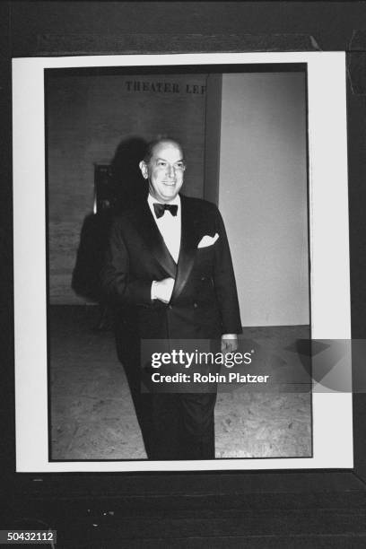 Fashion designer Oscar de la Renta at the 12th annual Council of Fashion Designers of America Awards ceremony, at Lincoln Ctr.