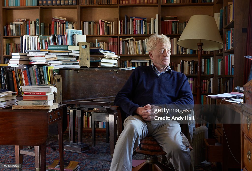 Roger Scruton Portrait Session
