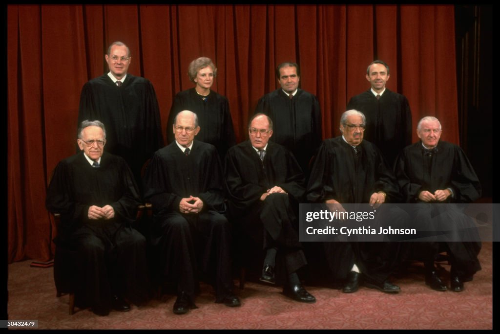 Portrait Of US Supreme Court Justices