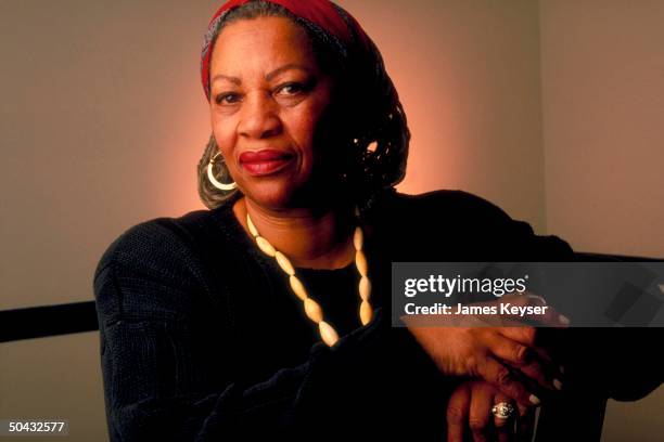 Author Toni Morrison at home.