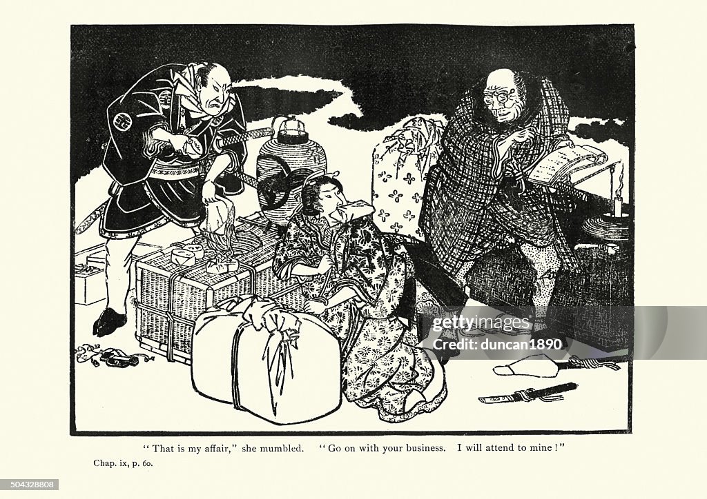 Japanische Kunst-Das Forty seven Ronin