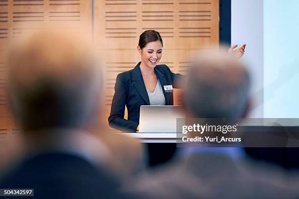 an enthusiastic young speaker - press release stock pictures, royalty-free photos & images