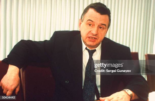 Ultra-nationalist Liberal Democratic Party ldr. Viktor Kobelev, on & off ally of LDP Vladimir Zhirinovsky.