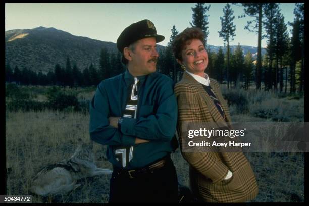 Husband & wife singing duo Daryl Dragon & Toni Tennille . PROB RENO