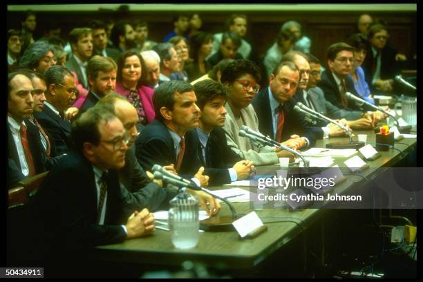 Clinton WH aides Caputo, Gearan, Podesta, Ickes, McLarty Williams, Stephanopoulos, Lindsey, Eggleston & Sloan before House Banking Comm. Re...