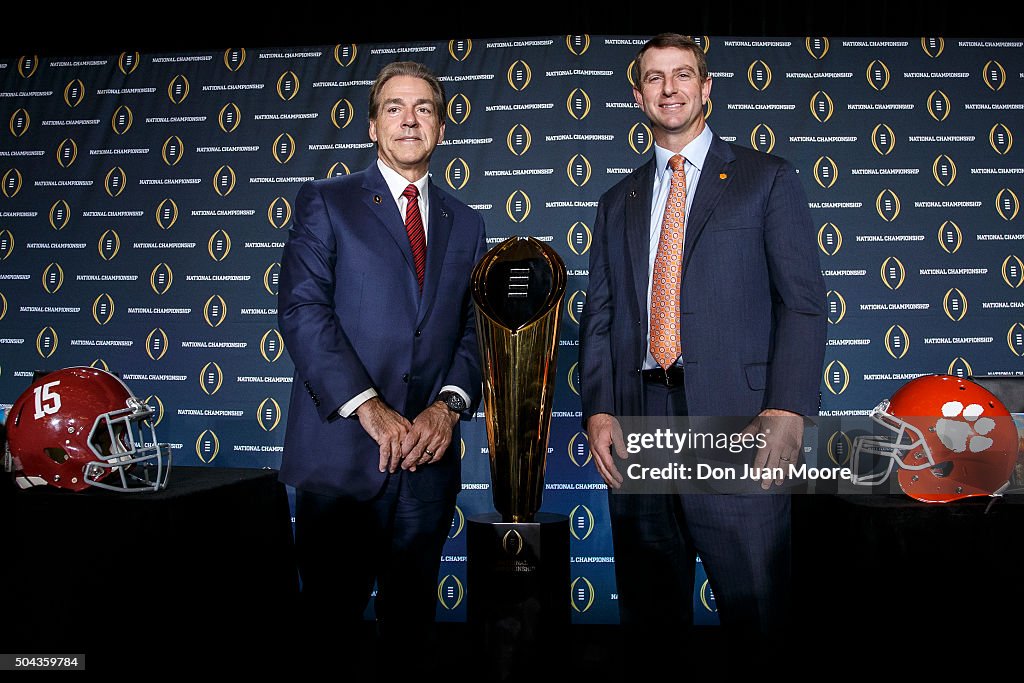 College Football Playoff National Championship - Head Coach Press Conference