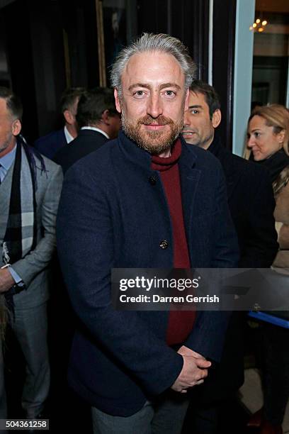 Luke Leitch attends a dinner hosted by Tommy Hilfiger and Dylan Jones to celebrate The London Collections Men AW16 at Mortons on January 10, 2016 in...