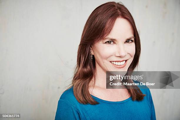 Barbara Hershey of A+E Network's 'Damien' poses in the Getty Images Portrait Studio at the 2016 Winter Television Critics Association press tour at...