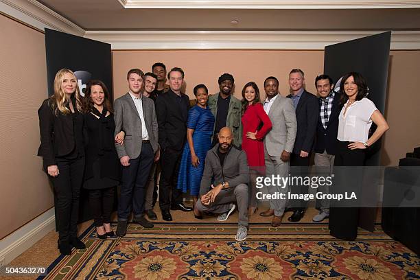 American Crime" - The cast and executive producers of "American Crime" at Disney | Walt Disney Television via Getty Images Television Group's Winter...