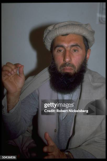 Hezb-i-Islami mujaheddin ldr. Gulbuddin Hekmatyar.