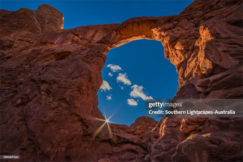 Amazing landscape found in the Arches National Park, Utah, USA