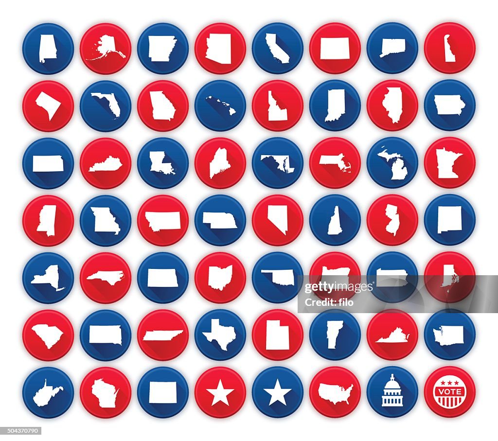 United States State Icons and Symbols