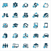 Tax Credits and Deductions Icons