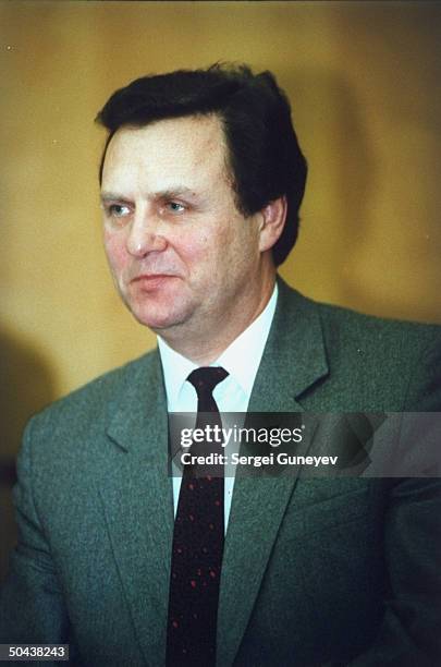 State Duma chmn. Ivan Rybkin during session of lower house of Parliament.