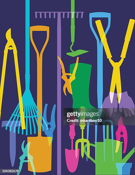 garden tools - prune stock illustrations