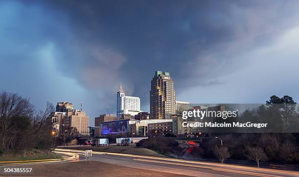 stormy skies over raleigh - raleigh stock pictures, royalty-free photos & images