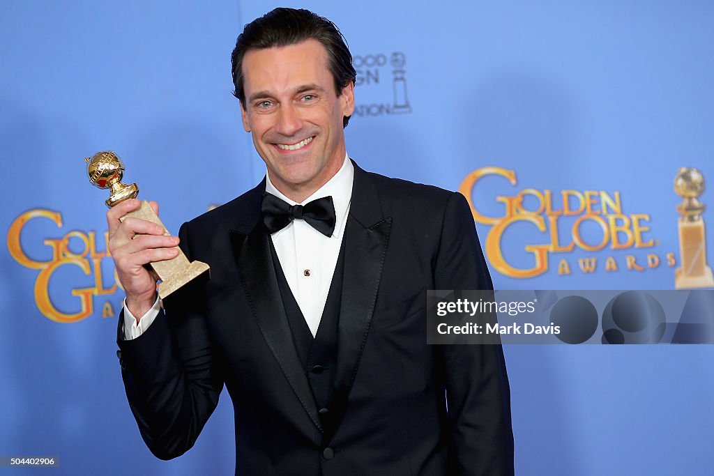 73rd Annual Golden Globe Awards - Press Room