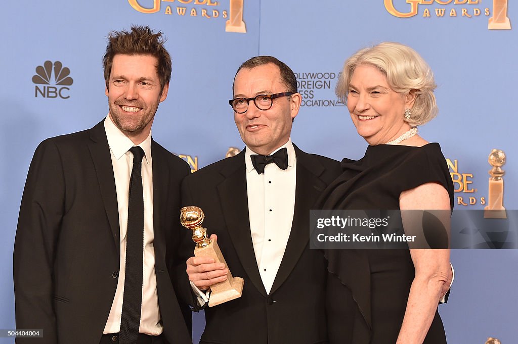 73rd Annual Golden Globe Awards - Press Room