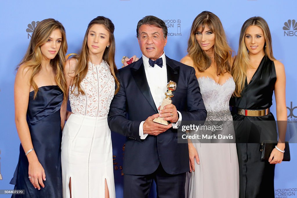 73rd Annual Golden Globe Awards - Press Room