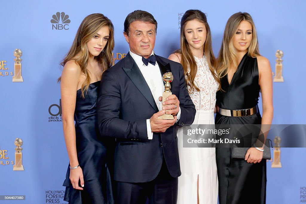 73rd Annual Golden Globe Awards - Press Room