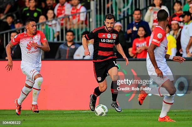 Admir Mehmedi of the Bayer Leverkusen in action during the match against Bayer Leverkusen at the ESPN Wide World of Sports Complex on January 10,...