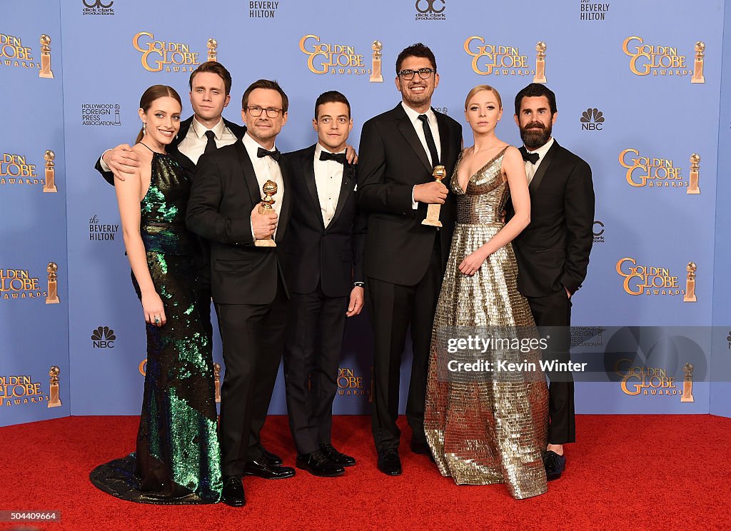 73rd Annual Golden Globe Awards - Press Room