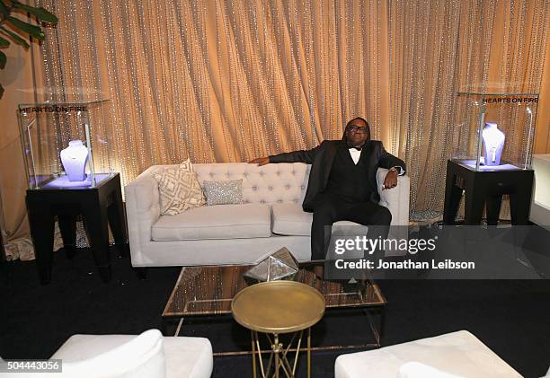 Kazembe Ajamu Coleman attends The Weinstein Company and Netflix Golden Globe Party, presented with DeLeon Tequila, Laura Mercier, Lindt Chocolate,...