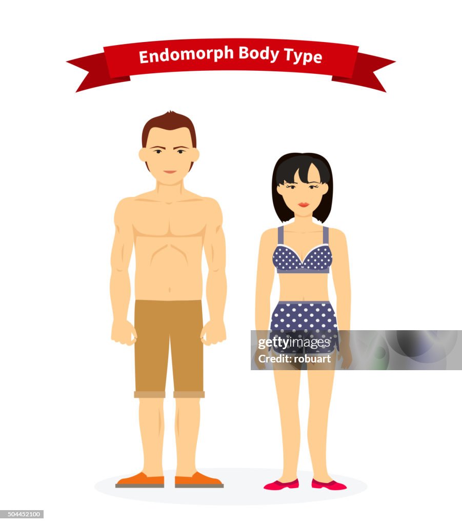 Endomorph Inuit Endomorph Body Type Woman And Man High-Res Vector Graphic - Getty Images