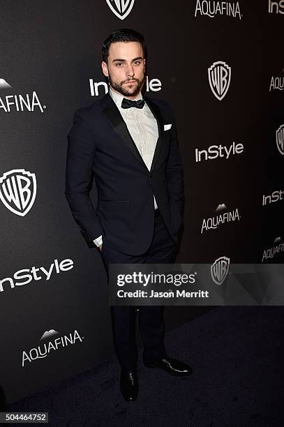 Actor Jack Falahee attends The 2016 InStyle And Warner Bros. 73rd Annual Golden Globe Awards Post-Party at The Beverly Hilton Hotel on January 10,...