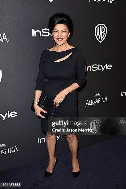 Actress Shohreh Aghdashloo attends The 2016 InStyle And Warner Bros. 73rd Annual Golden Globe Awards Post-Party at The Beverly Hilton Hotel on...