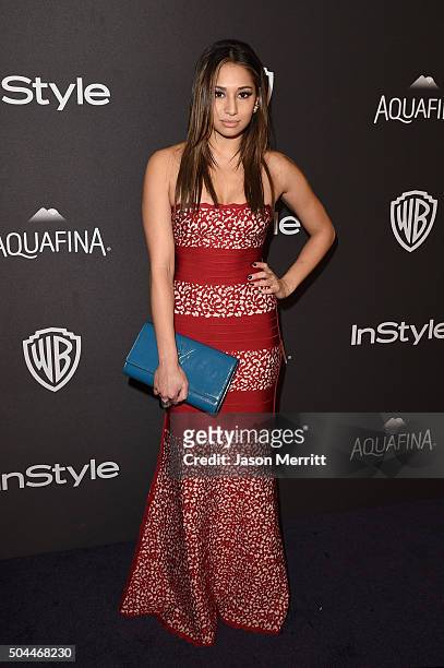 Actress Meaghan Rath attends The 2016 InStyle And Warner Bros. 73rd Annual Golden Globe Awards Post-Party at The Beverly Hilton Hotel on January 10,...