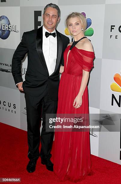 Actors Taylor Kinney and Natalie Dormer attend Universal, NBC, Focus Features and E! Entertainment Golden Globe Awards After Party sponsored by...