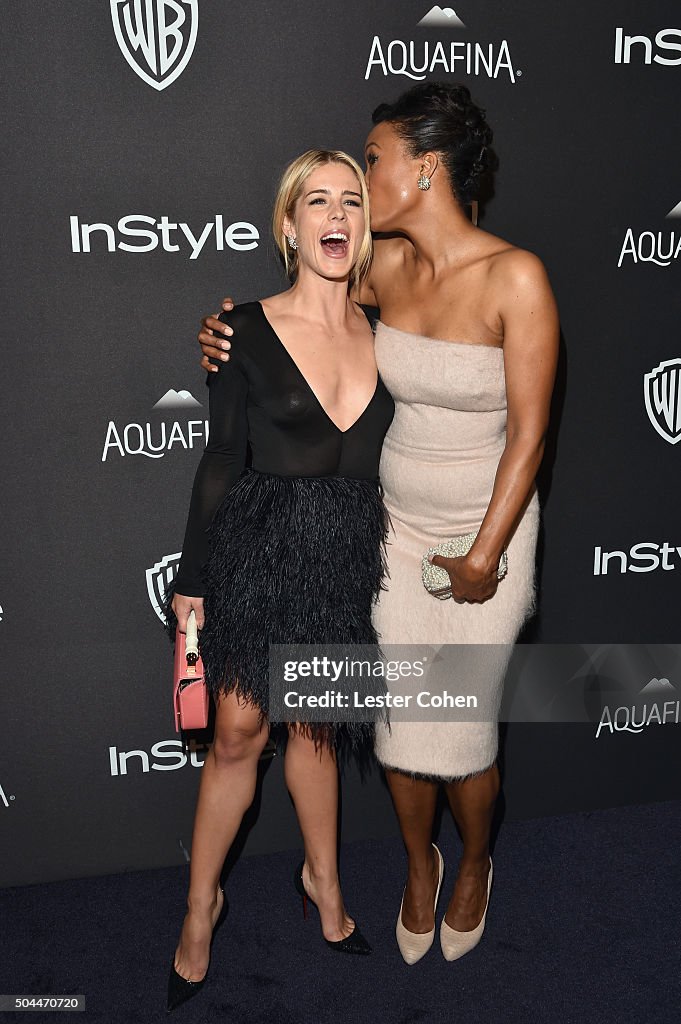2016 InStyle And Warner Bros. 73rd Annual Golden Globe Awards Post-Party - Arrivals