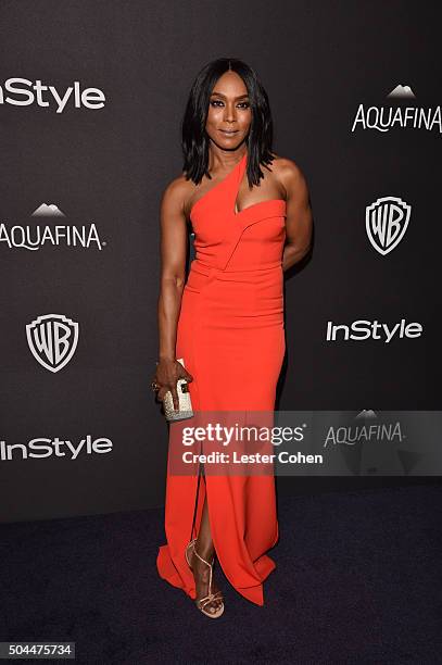 Actress Angela Bassett attends InStyle and Warner Bros. 73rd Annual Golden Globe Awards Post-Party at The Beverly Hilton Hotel on January 10, 2016 in...