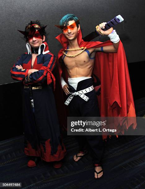 Cosplayers on day 2 of Wizard World Comic Con New Orleans held at New Orleans Morial Convention Center on January 9, 2016 in New Orleans, Louisiana.