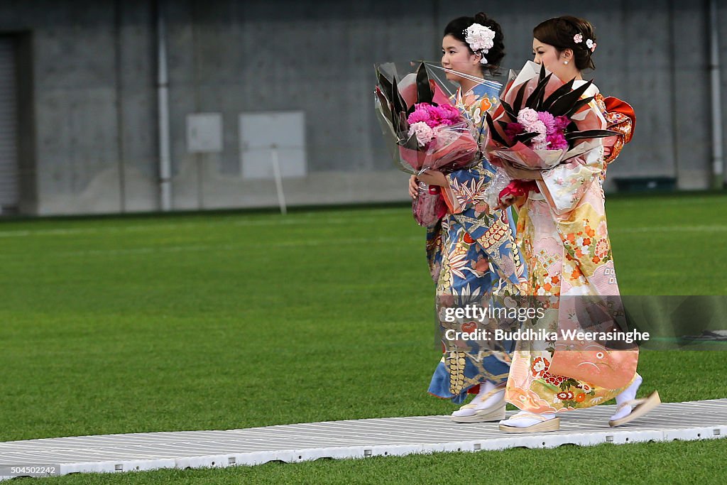 People Celebrate Coming of Age Day In Japan