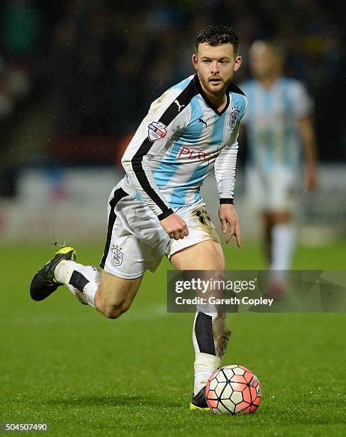 Harry Bunn of Huddersfield Town during The Emirates FA Cup Third Round between Huddersfield Town and Reading at John Smiths Stadium on January 9,...