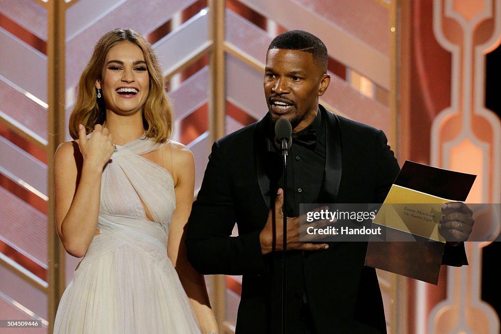 NBC's "73rd Annual Golden Globe Awards" - Show