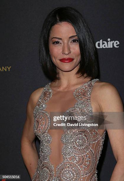 Actress Emmanuelle Vaugier attends the 2016 Weinstein Company and Netflix Golden Globes after party on January 10, 2016 in Los Angeles, California.