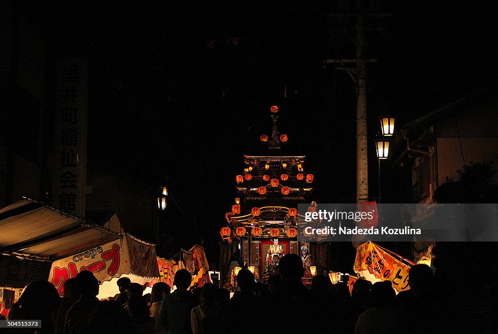 Traditional Japanese festival vehicle "Dashi"