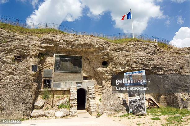 fort douaumont, verdun, france - douaumont ossuary stock pictures, royalty-free photos & images