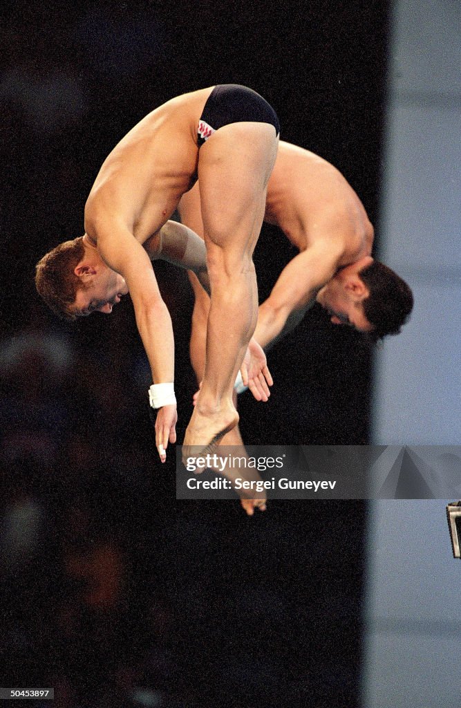 France's team in men's synchronized diving