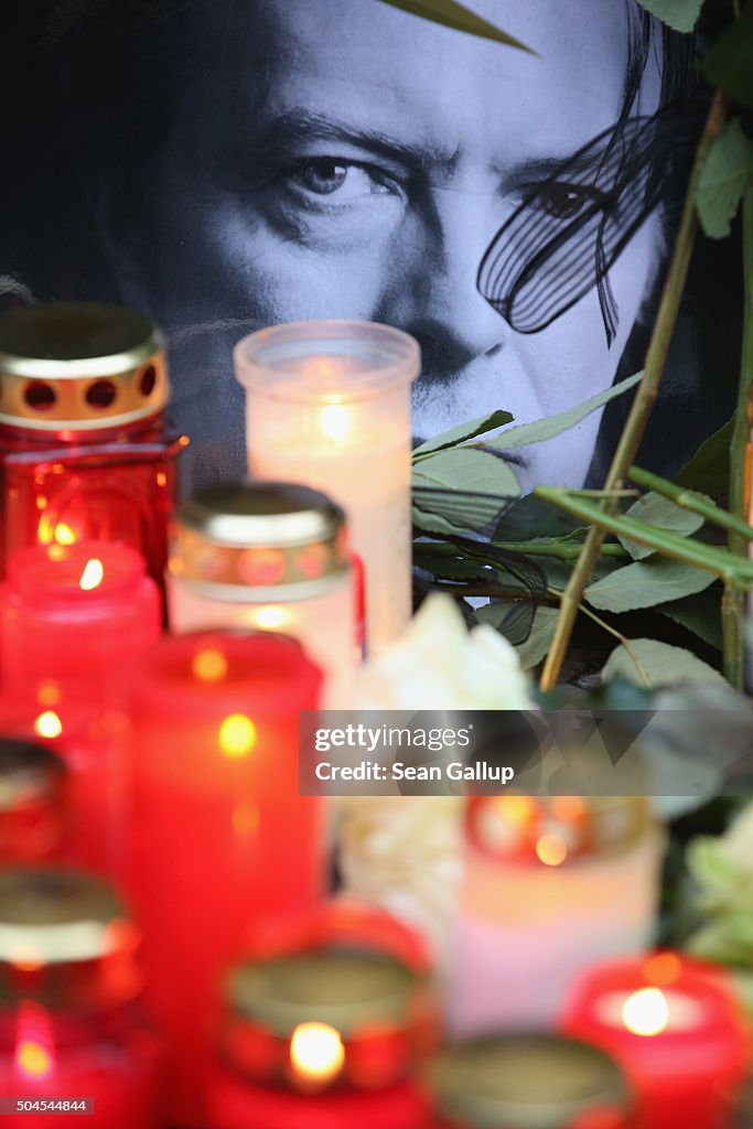 Fans Mourn David Bowie In Berlin