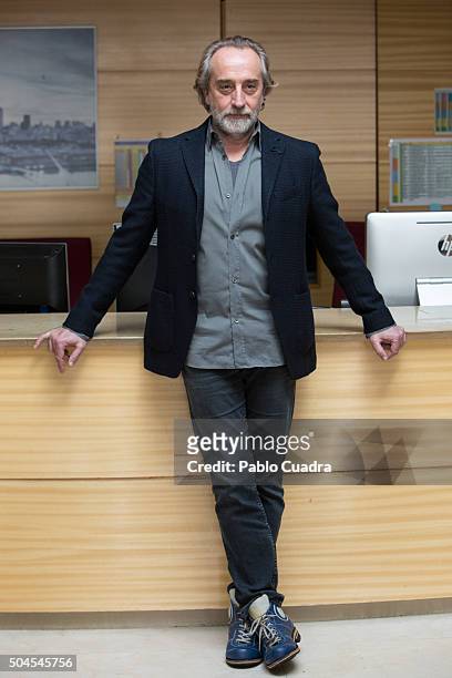 Spanish actor Gonzalo de Castro presents 'Bajo Sospecha' second season on January 11, 2016 in Madrid, Spain.