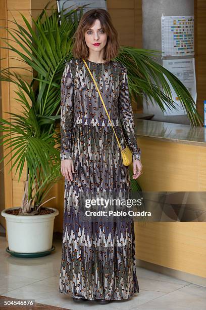 Spanish actress Leticia Dolera presents 'Bajo Sospecha' second season on January 11, 2016 in Madrid, Spain.