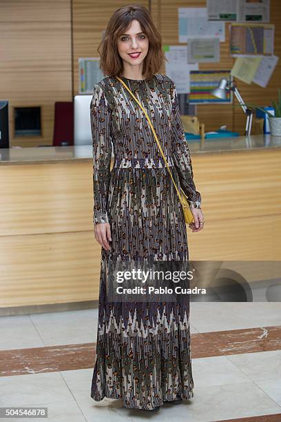 Spanish actress Leticia Dolera presents 'Bajo Sospecha' second season on January 11, 2016 in Madrid, Spain.