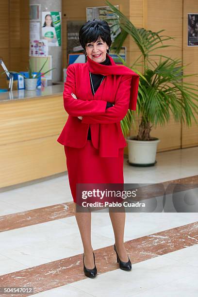 Spanish actress Concha Velasco presents 'Bajo Sospecha' second season on January 11, 2016 in Madrid, Spain.