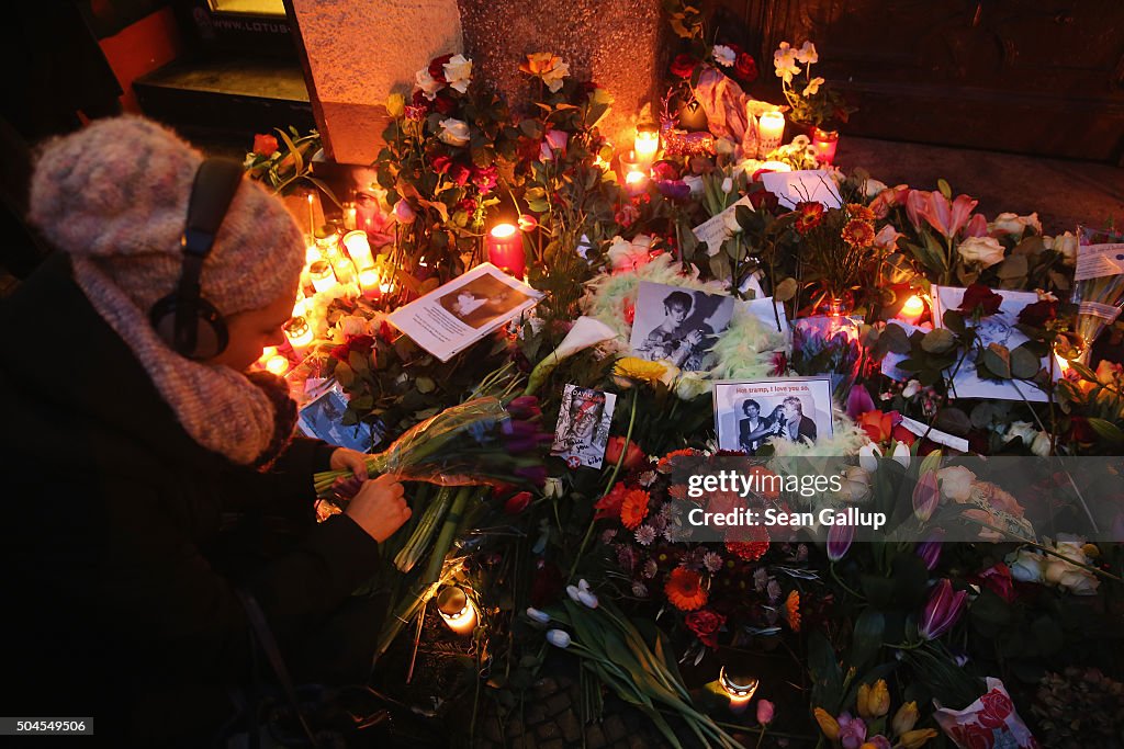 Fans Mourn David Bowie In Berlin