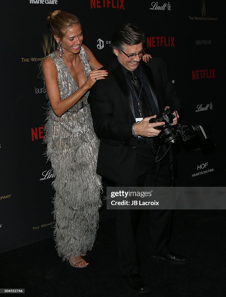 2016 Weinstein Company And Netflix Golden Globes After Party - Arrivals